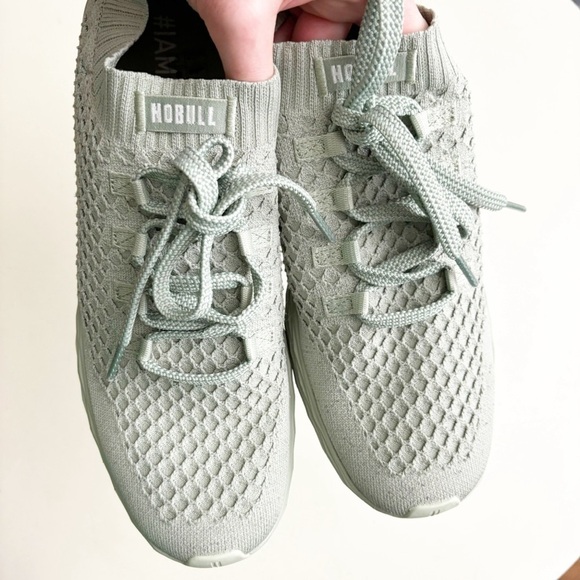 Nobull Men's Allday Knit Running Sneaker Size 12.5 Seafoam Green Reflective - Picture 9 of 11